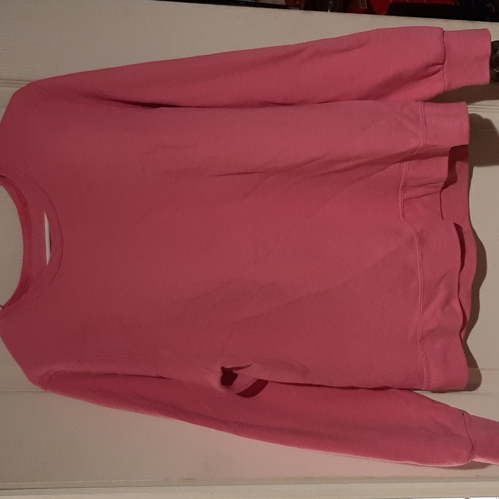Hot pink sweatshirt